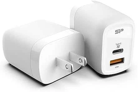 Silicon Power pakrovėjas USB-C/USB QM25 30W, baltas