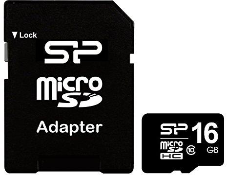 Atminties kortelė Silicon Power | 16 GB | Micro SDHC | Flash atminties klasė 10 | SD adapter