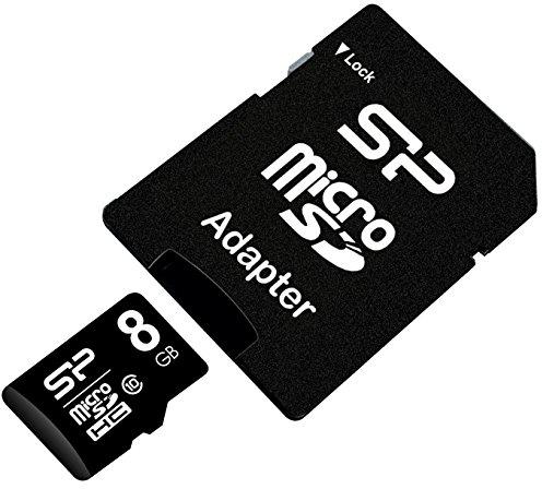Atminties kortelė Silicon Power | 8 GB | Micro SDHC | Flash atminties klasė 10 | SD adapter