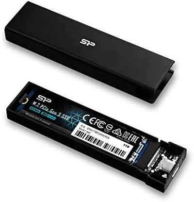SILICON POWER KOMPIUTERIS IR COMMUNICAT SILICON POWER Išorinis M.2 NVMe/SATA SSD dėklas PD60 USB 3.2 Type-C