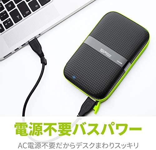 SILICONPOW SP050TBPHDA60S3K Išorinis kietasis diskas HDD Silicon Power Armor A60 2.5 5TB USB 3.0, IPX4, Juodas