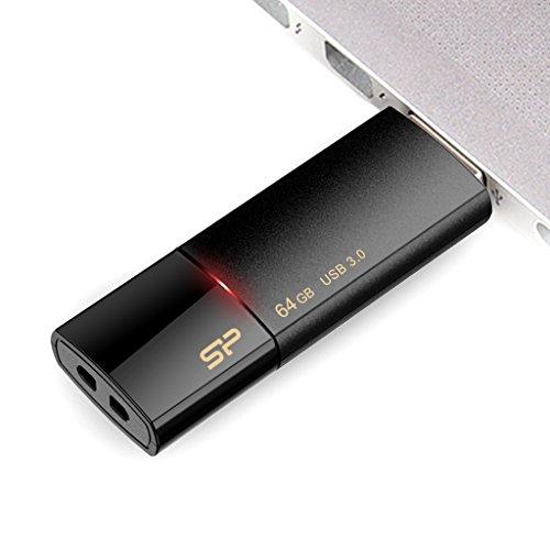 SILICON POWER atmintis USB Blaze B05 64GB USB 3.2 Juodas
