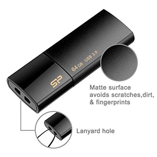 SILICON POWER atmintis USB Blaze B05 64GB USB 3.2 Juodas