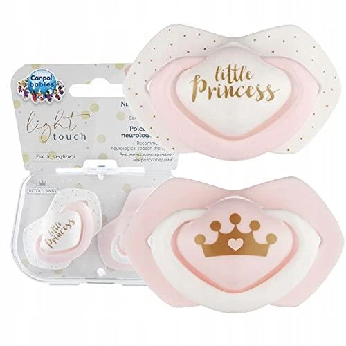 Canpolbabies CANPOL BABIES silikoninis simetrinis čiulptukas ROYAL BABY, 6-18 mėn., 2 vnt., 22/651_pin