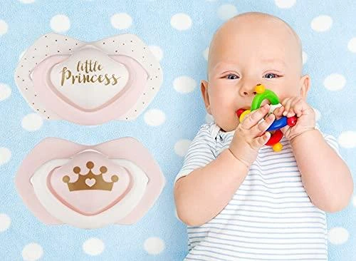 Canpolbabies CANPOL BABIES silikoninis simetrinis čiulptukas ROYAL BABY, 6-18 mėn., 2 vnt., 22/651_pin