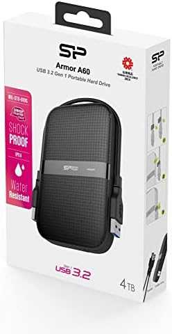 Silicon Power Armor A60 Išorinis kietasis diskas 4000 GB Juodas