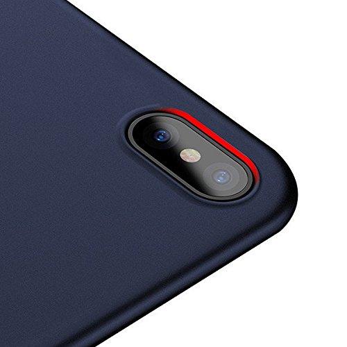 Dėklas iLike Xiaomi Mi 8 Lite Matt TPU case Dark Mėlyna