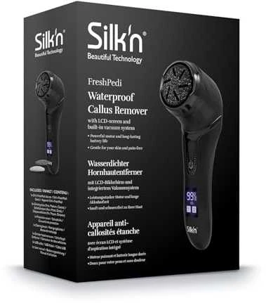 Elektrinis pėdų šveitiklis Silk'n FreshPedi Juodas