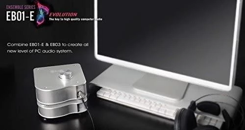 SilverStone SST-EB01S-E Ensemble Digital to Analog Converter – sidabro spalvos