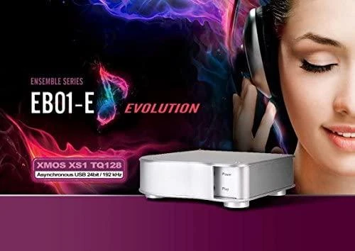 SilverStone SST-EB01S-E Ensemble Digital to Analog Converter – sidabro spalvos