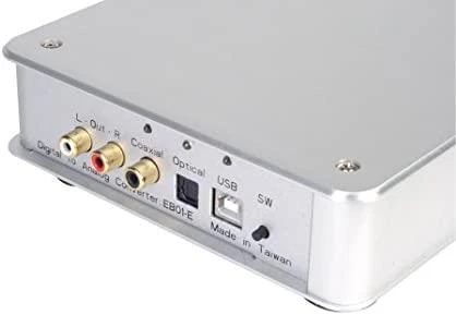 SilverStone SST-EB01S-E Ensemble Digital to Analog Converter – sidabro spalvos