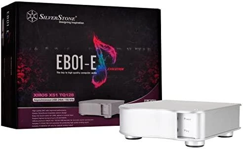 SilverStone SST-EB01S-E Ensemble Digital to Analog Converter – sidabro spalvos