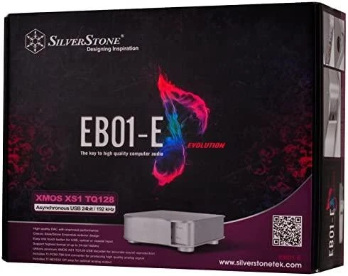 SilverStone SST-EB01S-E Ensemble Digital to Analog Converter – sidabro spalvos