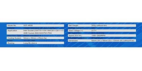 „SilverStone Argon AR08“ procesorius aušintuvas (SST-AR08)