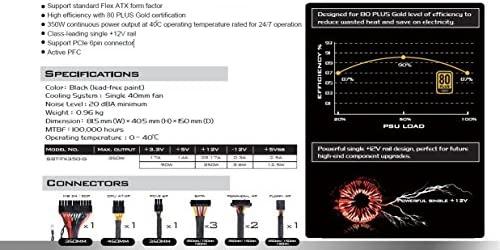 SilverStone SST-FX350-G Flex Series 80 PLUS Gold - 350 Watt