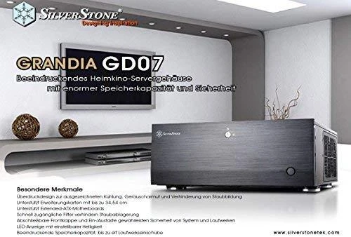 SilverStone SST–GD07B USB 3.0 Grandia Desktop – juoda