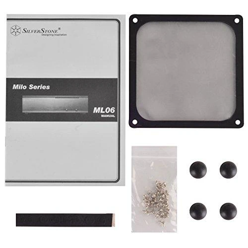 SilverStone Milo 06B USB 3.0 x 2, Mic x1, Spk x1, Juodas, ITX, Maitinimo šaltinis nėra