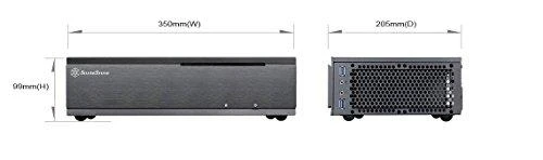 SilverStone Milo 06B USB 3.0 x 2, Mic x1, Spk x1, Juodas, ITX, Maitinimo šaltinis nėra