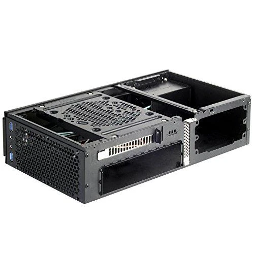 SilverStone Milo 06B USB 3.0 x 2, Mic x1, Spk x1, Juodas, ITX, Maitinimo šaltinis nėra