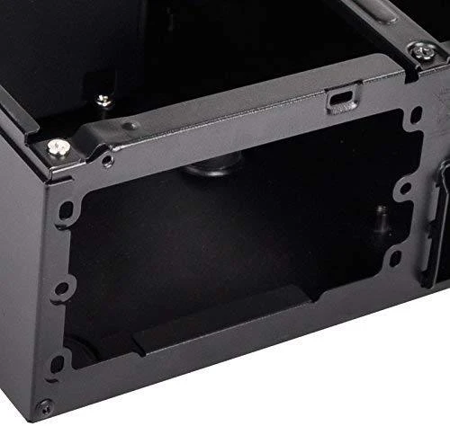 PC korpusas Silverstone Silent SST-ML09B Milo Slim HTPC Mini-ITX, juodas