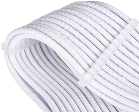 SilverStone maitinimo ilgintuvas SST-PP07E-MBW-V2, 24 kontaktų ATX (baltas, 30 cm)