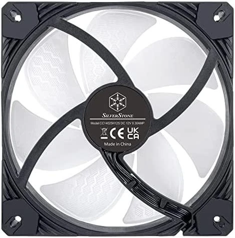 SilverStone Shark Force ventiliatorius, ARGB - 140mm, juodas