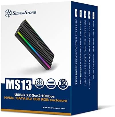 SilverStone SilverStone SST-MS13 - USB 3.2 Gen 2 korpusas M.2 SSD diskui
