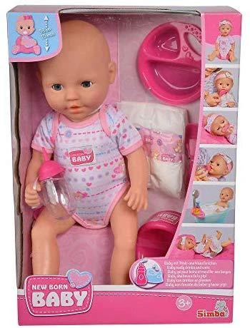 Baby Born „Simba Doll New Born Baby Baby“ su 7 prisijungimu. 38 cm