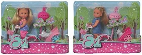 Lėlė – vaikas Simba Evi with a Bike 105730783, 12 cm