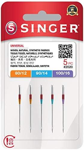 SINGER needle N2020 -12/80-14/90-16/100 blister 5pcs