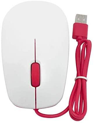 Oficiali Raspberry Pi modelio 4B/3B+/3B/2B pelė, raudonai balta