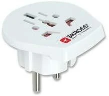 Segula „SKROSS Single Adapteris Europe“, kelioninis adapteris iš viso pasaulio į CEE 7/4-out