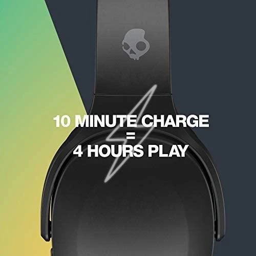 Skullcandy Crusher Evo „Sensory Bass“ ausinės su asmeniniu garsu, Juodos spalvos