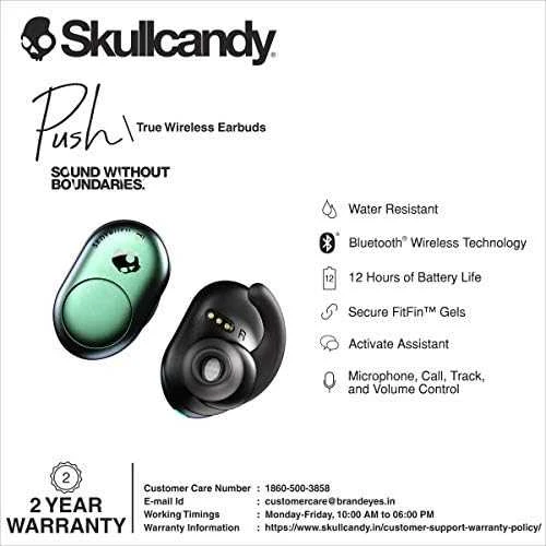 Skullcandy Push S2BBW True Belaidės ausinės psycho tropical