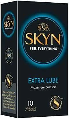 SKYN Extra Lubricated Prezervatyvai be latekso (10 vnt.)
