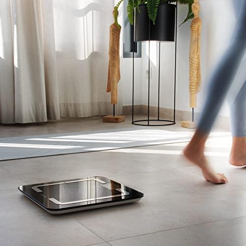 CECOTEC Svarstyklės Surface Precision 95 išmaniosios skaitmeninės vonios svarstyklės didelio tikslumo su jungiamumu ir matavimo juostele