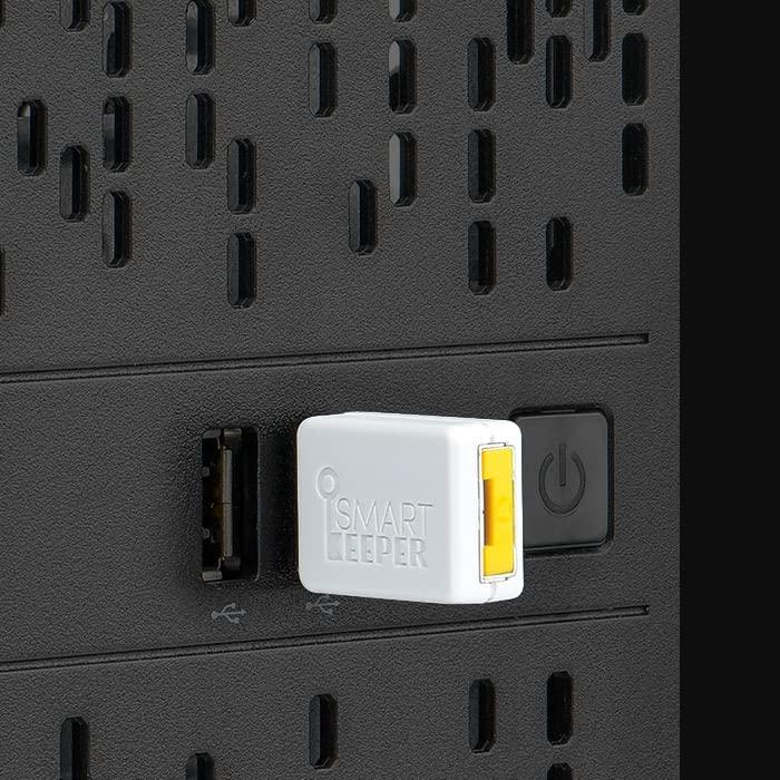 Carruzzo Smartkeeper OM03YL jungčių blokatorius Prievadų blokatorius MicroSD card, USB A tipo Geltona 1 vnt