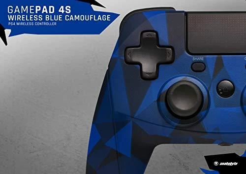 Įvairūs „Snakebyte Playstation“ valdikliai ŽAIDIMAS: PAD 4 S WIRELESS Camouflage Blau (PS4)