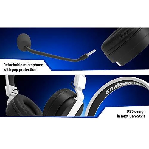 Ausinės Snakebyte Head:Set 5 Balta (GAMSNKSLU0002)