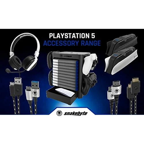 Ausinės Snakebyte Head:Set 5 Balta (GAMSNKSLU0002)