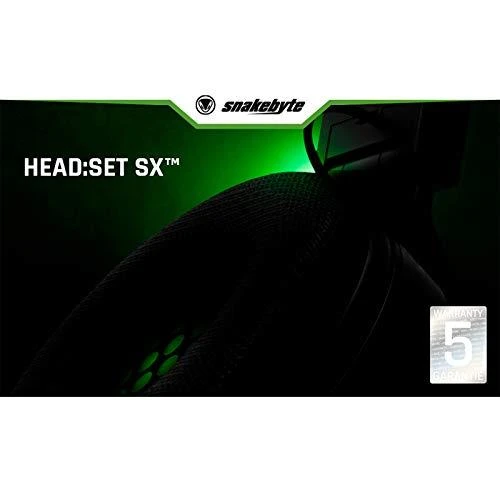 Ausinės Snakebyte Head:Set SX Juoda (SB916250)
