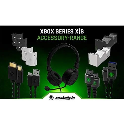 Ausinės Snakebyte Head:Set SX Juoda (SB916250)