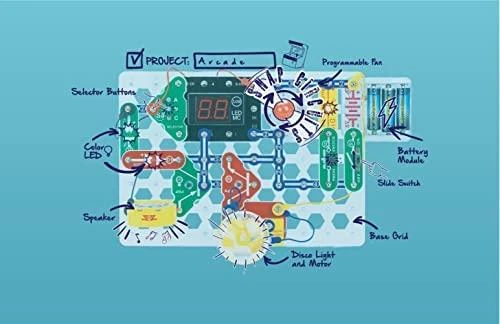 Snap Circuits Arcade žaidimų eksperimentų rinkinys