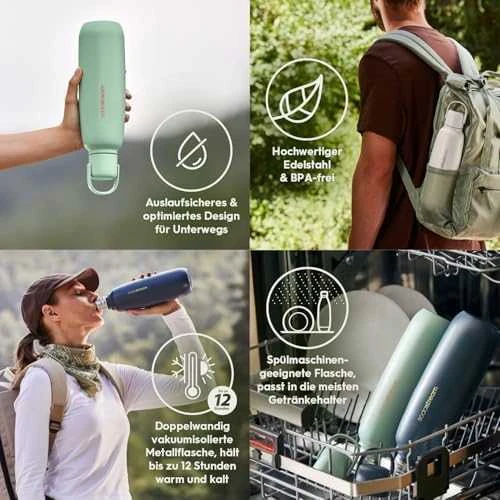 Buteliukas Sodastream Fizz & GO DWS, 0,9 l, Smėlio spalvos