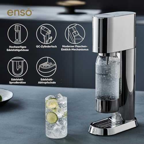 NAUJIENA! Gazuotų gėrimų gaminimo aparatas SodaStream Enso