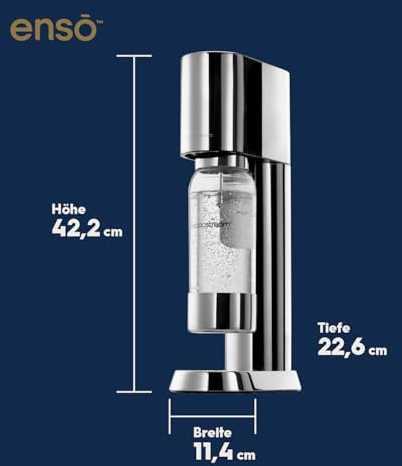 NAUJIENA! Gazuotų gėrimų gaminimo aparatas SodaStream Enso