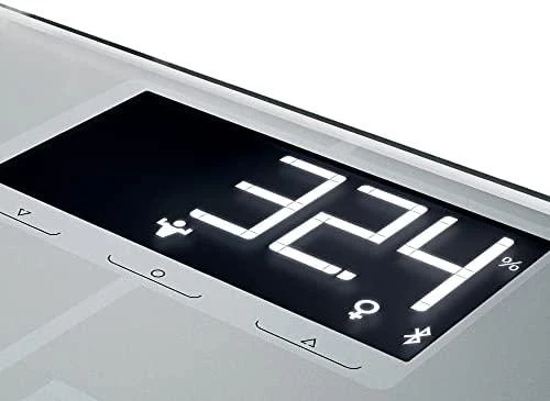 SOH Soehnle Shape Sense Connect 200 Stačiakampis Sidabras Elektroninės vonios svarstyklės