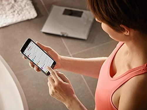 SOH Soehnle Shape Sense Connect 200 Stačiakampis Sidabras Elektroninės vonios svarstyklės