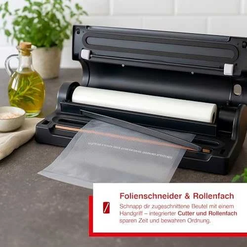 SOLIS Vacuum Sealer Vac Prestige Electrical, Nerūdijantis plienas/ juodas, 130 W,