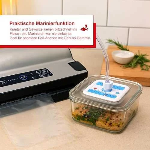 SOLIS Vacuum Sealer Vac Prestige Electrical, Nerūdijantis plienas/ juodas, 130 W,